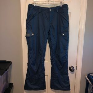 Burton Dryride Insulated Pants Size Medium Blue